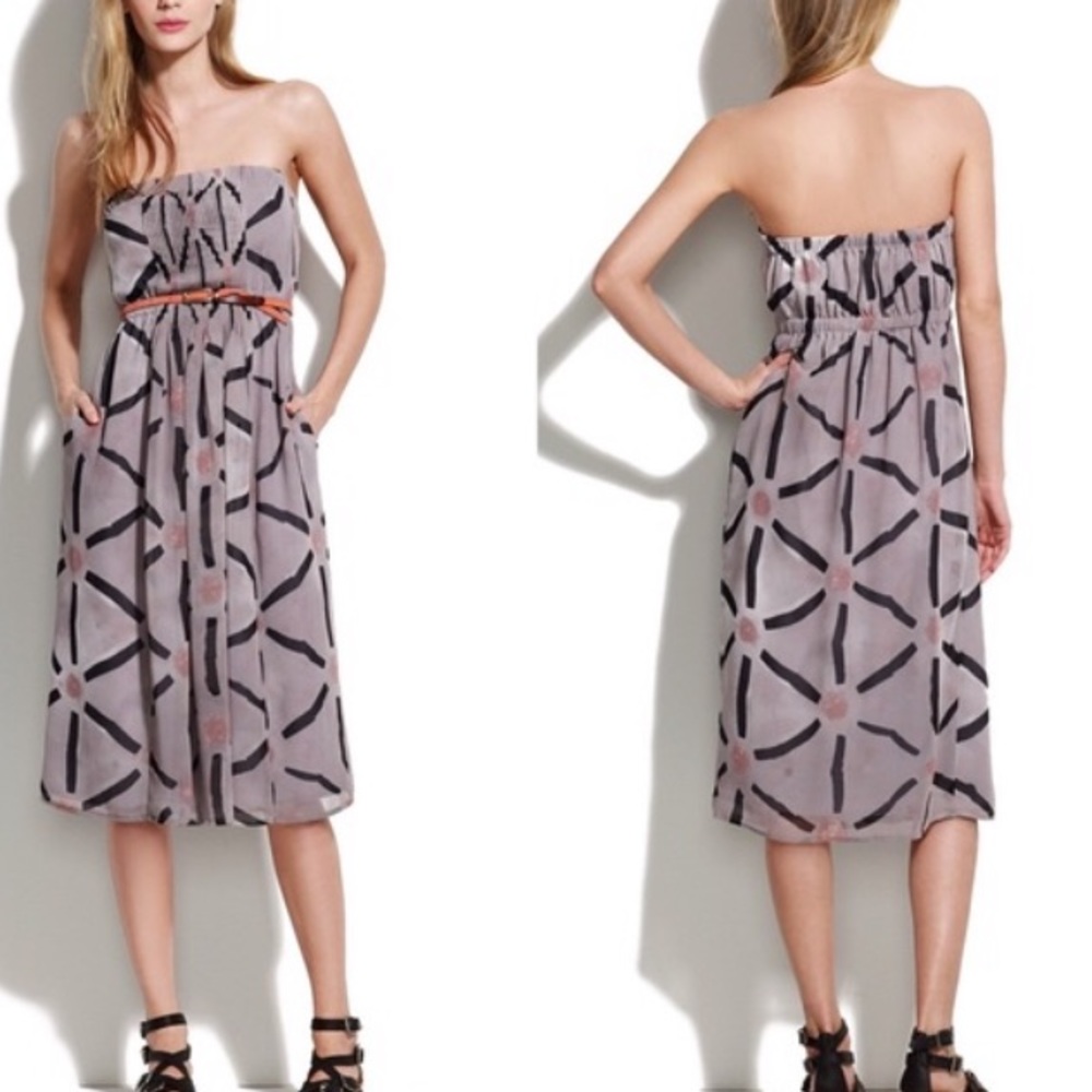 Madewell Glasshouse Strapless Dress Size 2